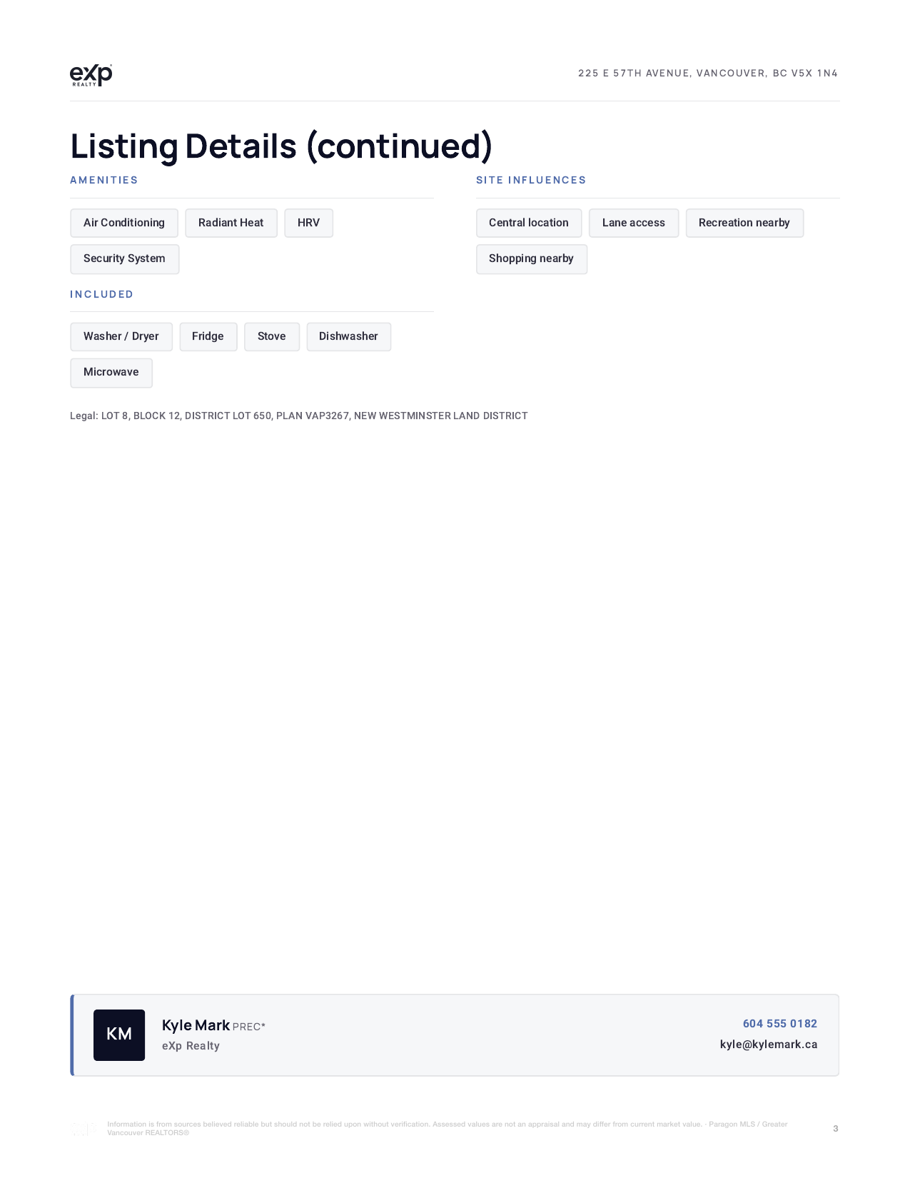 Sample property report — page 3